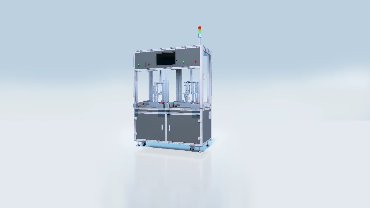 Double-position stator testing machine